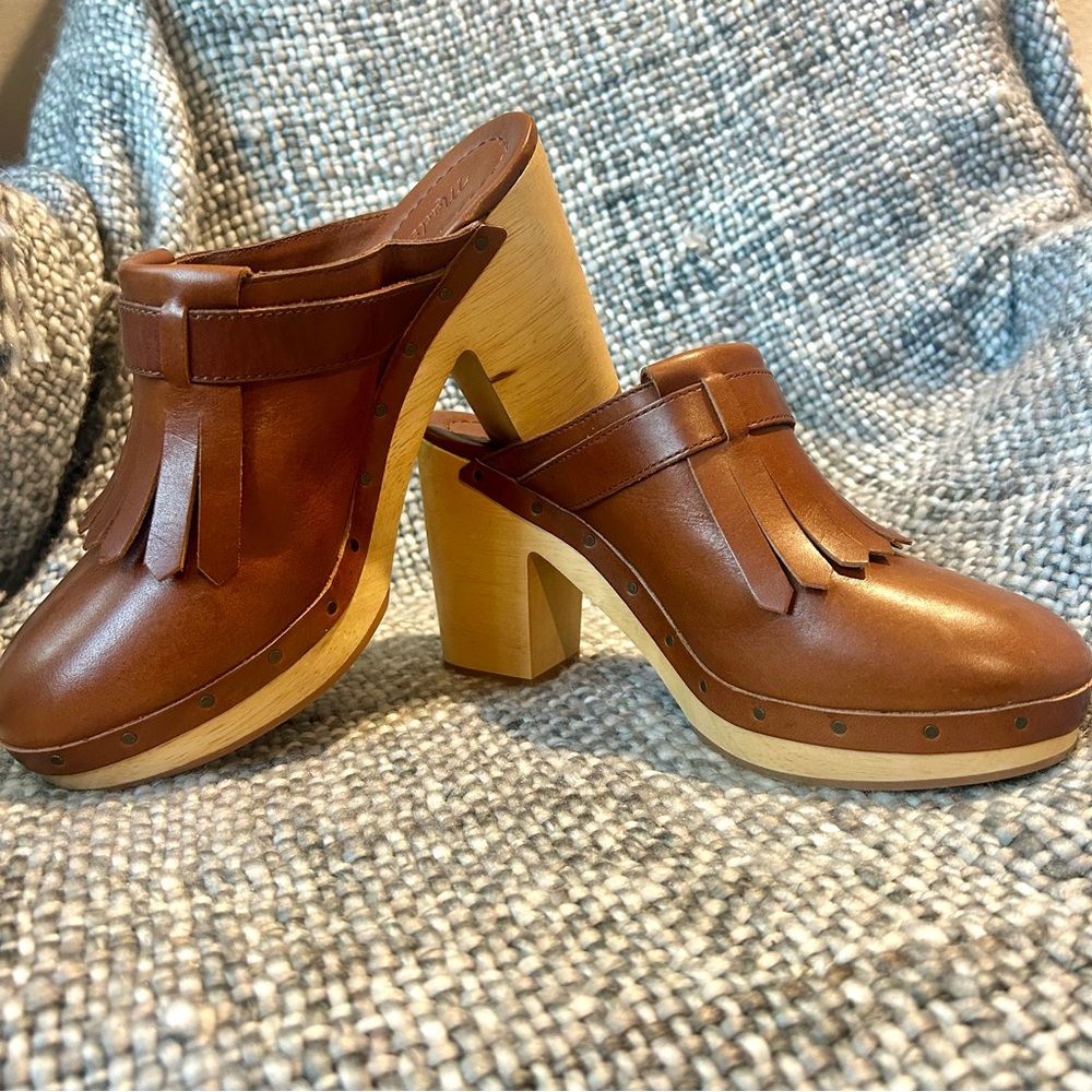Madewell Kilty clog in like new condition